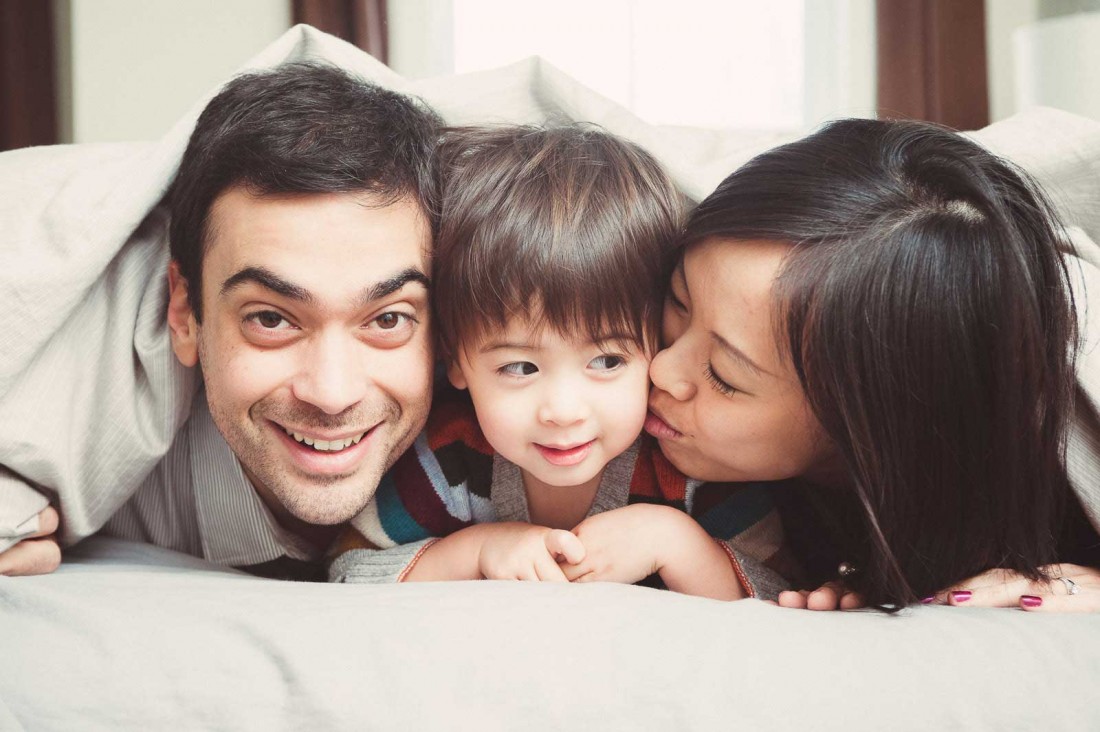 Professional Family Portrait Session At Home